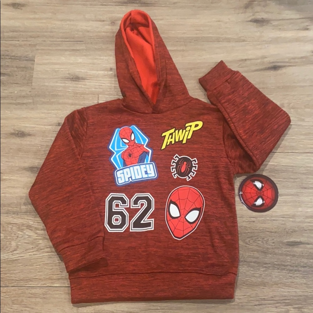🦩BOGO FREE🦩 Red Spider-Man Hoodie